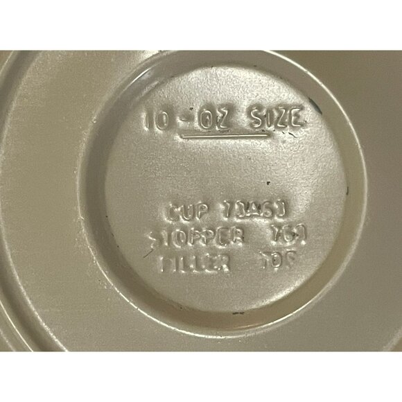 Vintage 1971 Thermos 10 oz Food Jar Used Orange Brown - Picture 12 of 16